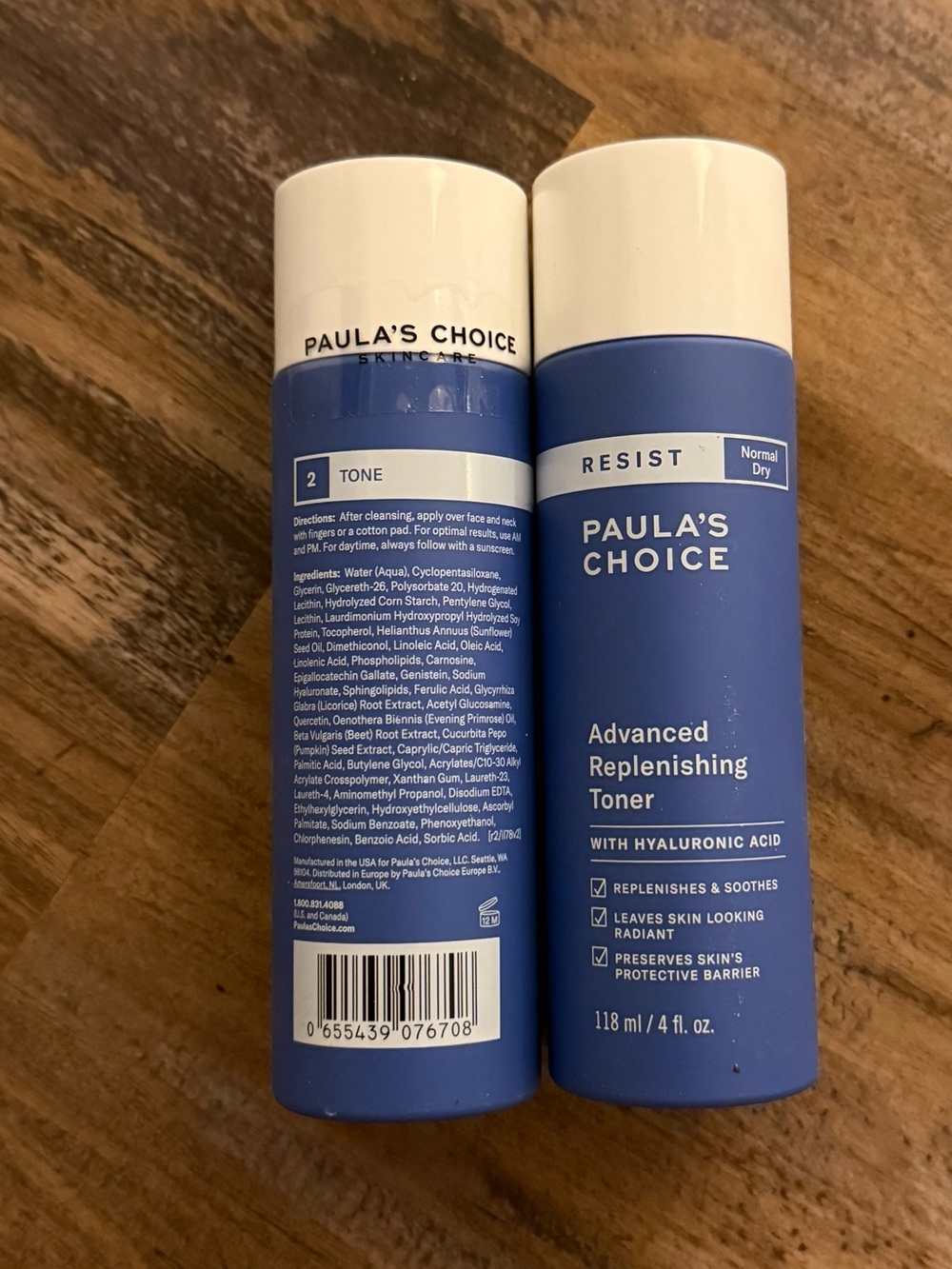 NWT Paula's Choice Advanced Replenishing Toner Duo